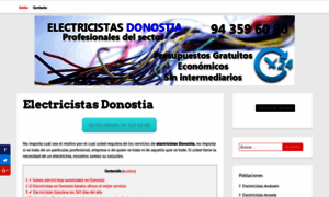 Donostiaelectricistas.com thumbnail