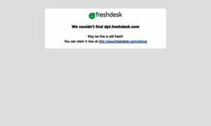 Dpt.freshdesk.com thumbnail