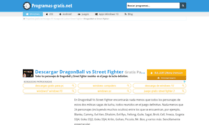 Dragonball-vs-street-fighter.programas-gratis.net thumbnail