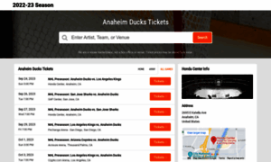 Ducks-hockey.org thumbnail
