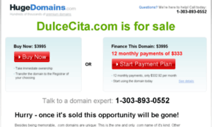 Dulcecita.com thumbnail