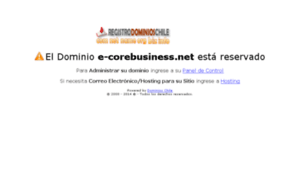 E-corebusiness.net thumbnail