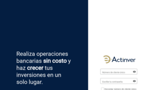 Eactinver.actinver.com thumbnail