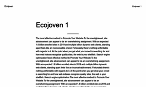 Ecojoven.com thumbnail