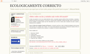 Ecologicamentecorrecto.blogspot.com thumbnail