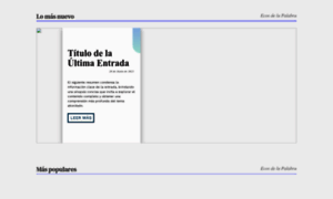 Ecosdelapalabra.com thumbnail