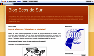 Ecosdosur.blogspot.com thumbnail