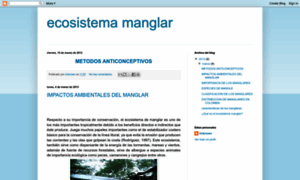 Ecosistemamanglar.blogspot.com thumbnail