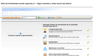 Ecowebcujaeeducu.greattoolbars.com thumbnail