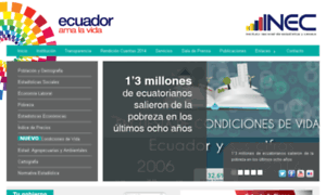 Ecuadorencifras.com thumbnail