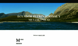 Ecuadorplurinacionalute.wordpress.com thumbnail