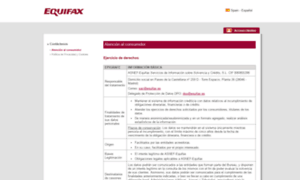 Ederechos.equifax.es thumbnail