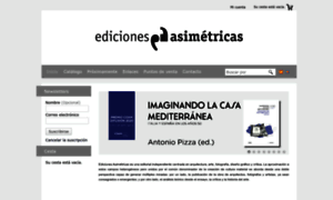 Edicionesasimetricas.com thumbnail