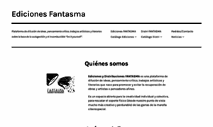 Edicionesydistribucionesfantasma.wordpress.com thumbnail