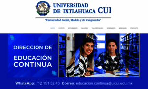 Educacioncontinua.uicui.edu.mx thumbnail