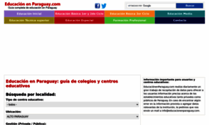 Educacionenparaguay.com thumbnail