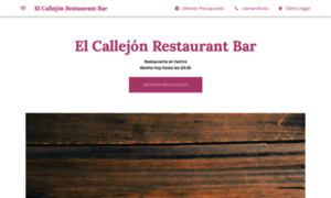 El-callejon-restaurant-bar.business.site thumbnail