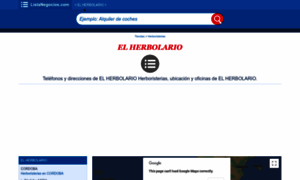 El-herbolario.listanegocios.com thumbnail
