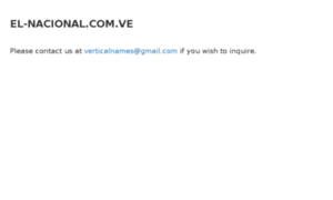 El-nacional.com.ve thumbnail