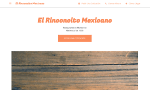 El-rinconcito-mexicano.negocio.site thumbnail