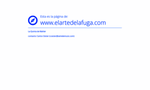 Elartedelafuga.com thumbnail