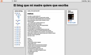 Elblogquemimadrequierequeescriba.blogspot.com.es thumbnail