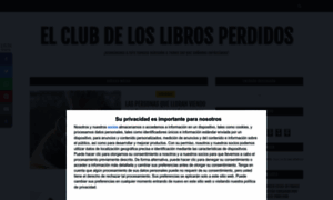 Elclubdeloslibrosperdidos.org thumbnail