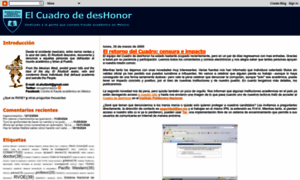 Elcuadrodedeshonor.blogspot.com thumbnail