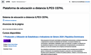 Elearning.cepal.org thumbnail