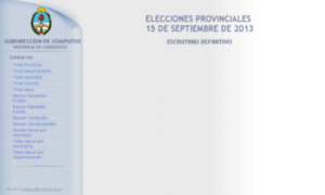 Elecciones2013.corrientes.gov.ar thumbnail