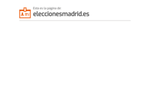Eleccionesmadrid.es thumbnail