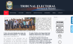 Electoralmisiones.gob.ar thumbnail