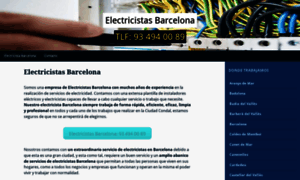 Electricistasbarcelona.com thumbnail