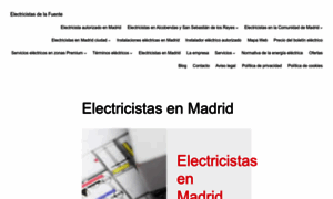 Electricistasdelafuentemadrid.com thumbnail