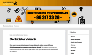 Electricistasvalencia.com thumbnail