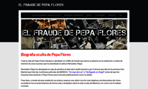 Elfraudedepepaflores.com thumbnail