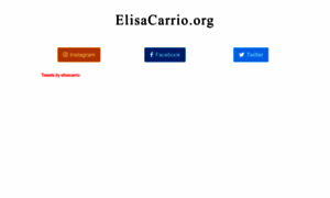 Elisacarrio.org thumbnail