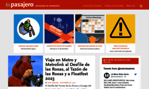 Elpasajero.metro.net thumbnail