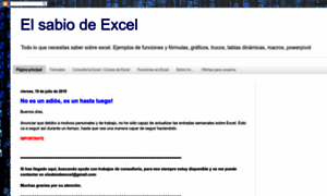 Elsabiodeexcel.blogspot.com.es thumbnail