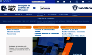 Elsalvador.embajada.gov.co thumbnail
