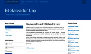 Elsalvadorlex.org thumbnail