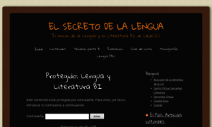 Elsecretodelalengua.wordpress.com thumbnail
