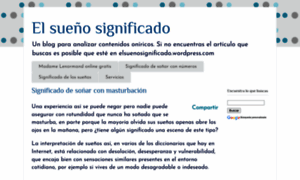 Elsuenosignificado.blogspot.com thumbnail