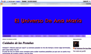 Eluniversodeanamaria.blogspot.com.es thumbnail