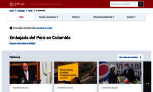 Embajadadelperu.org.co thumbnail