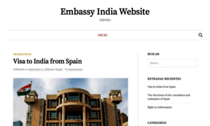 Embassyindia.es thumbnail