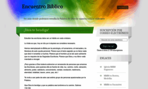 Encuentrobiblico.wordpress.com thumbnail