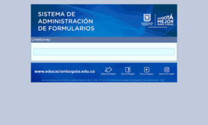 Encuesta.educacionbogota.edu.co thumbnail