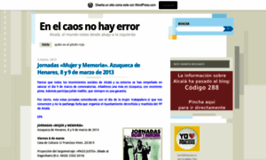 Enelcaosnohayerror.wordpress.com thumbnail