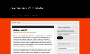 Enelnombredelamadre.wordpress.com thumbnail